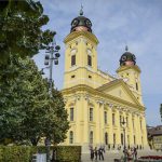 Debrecen, 2014. szeptember 6. A felújított debreceni Református Nagytemplom 2014. szeptember 6-án. Hazánk legnagyobb, 1805 és 1824 között épült református temploma az Új Széchenyi Terv Észak-Alföldi Operatív Program keretében újult meg csaknem egymilliárd forint pályázati pénzből. MTI Fotó: Czeglédi Zsolt