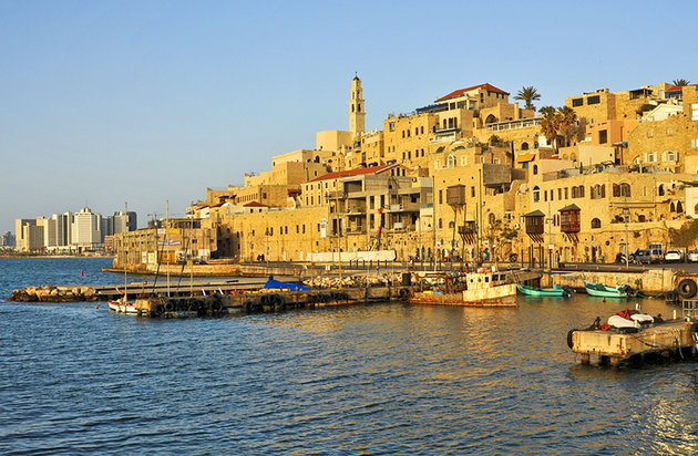 israel jaffa port view