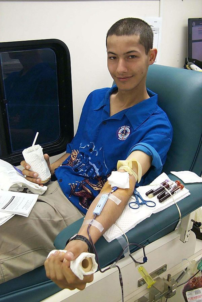 Blood donation ok